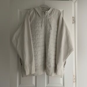 Old Navy Women's Quilted Hoodie - Cream